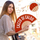 Ventaglio Rosso "Cazzo di Caldo" – Fisura