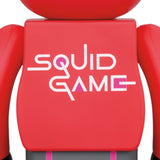 MEDICOM TOY BE@RBRICK SQUID GAME GUARD "CIRCLE" 100% & 400% - 2022 EDITION