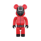 MEDICOM TOY BE@RBRICK SQUID GAME GUARD "SQUARE" 100% & 400% - 2022 EDITION