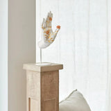 WHITE AND GOLD "MUDRA PROTECTION" LLADRÓ PORCELAIN SCULPTURE