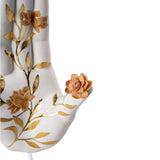 WHITE AND GOLD "MUDRA PROTECTION" LLADRÓ PORCELAIN SCULPTURE