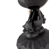 MATT AND GLOSSY BLACK "MICKEY TOTAL BLACK" LLADRÓ PORCELAIN SCULPTURE 