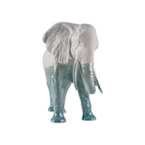 LLADRÓ PORCELAIN SCULPTURE "ELEPHANT – UNDERWATER" WHITE AND BLUE 