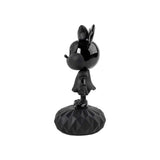 LLADRÓ PORCELAIN SCULPTURE "MINNIE TOTAL BLACK" MATT AND GLOSSY BLACK 