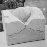 LLADRÓ PORCELAIN LAMP "FEATHERS" 