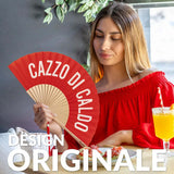 Ventaglio Rosso "Cazzo di Caldo" – Fisura
