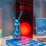EDIZIONE STUDIO ART SCULTURA "BALLOON RABBIT XL" BLU MENTA – EDIZIONE LIMITATA