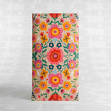 Tappeto Werns Fleur floreale in poliestere e cotone