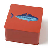 Scatola in latta quadrata Fish Rider Gangzai