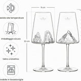 Set 2 Calici da Vino Topografici – Grand Canyon & Cervino Alaskan Maker