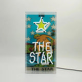 Neon luminoso in vetro “The Star” con box acrilico