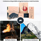 Set 2 Calici da Vino Topografici Monte Bianco & Everest  -Alaskan Maker
