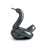 EDITION STUDIO ART "BALLOON SWAN L" SCULPTURE GRAPHITE BLACK – LIMITED EDITION
