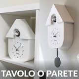 Orologio a Cucù  Bianco - Fisura