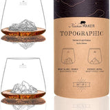 Set 2 Bicchieri Tumbler Topografici – Everest & Monte Bianco