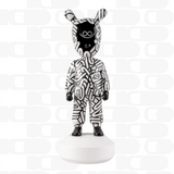 Porcelain sculpture "The Guest – Little" by Díaz-Faes in black and white. Limited Series. LLADRÓ