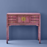 Console table "Dynasty" Werns in vintage pink