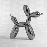 EDITION STUDIO ART "BALLOON DOG L" GRAPHITE BLACK SCULPTURE – LIMITED EDITION