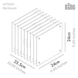 Lampada da tavolo LOP Quadrata Grande Blu - BANG