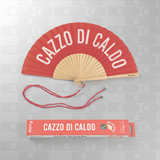 Ventaglio Rosso "Cazzo di Caldo" – Fisura