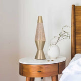 Lava Lamp Oro Glitter Fisura