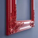 Cornice barocca Werns rossa