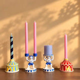 Portacandele "Circus Tent" Rosa & Rosso– Kitsch Kitchen