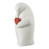 Porcelain sculpture "Colby – Penguin protector" with red heart LLADRÓ