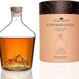 Bottiglia per liquori con topografia del Monte Bianco - Alaskan Maker