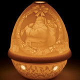 MATT WHITE "SANTA CLAUS" LLADRÓ PORCELAIN LITHOPHANE 