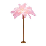 KARE DESIGN – Lampada a Stelo Feather Palm Pink 165 cm