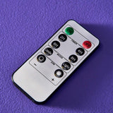 Set 4 candele LED Werns stick rosa in cera e plastica effetto realistico