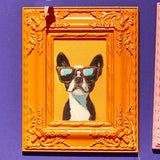 Painting Dog, orange