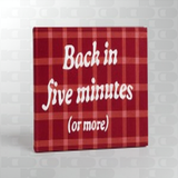 Zerbino "Back in 5 minutes" - Fisura