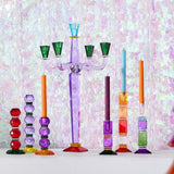 Portacandele Fancy Crystal, multicolore quadrato