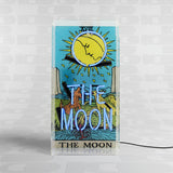 Neon luminoso in vetro "The Moon" con box acrilico