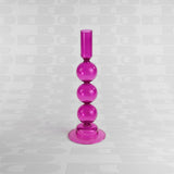 Candelabro Ina  Werns vetro viola
