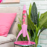 Lava Lamp Rocket Rosa Fisura