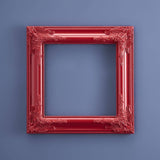 Cornice barocca Werns rossa