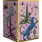 Brocca Ortigia small in ceramica rosa decorata a mano con serigrafia oro