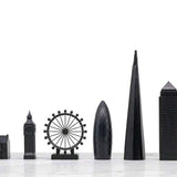 Set di scacchi Skyline Chess "Special Edition Two City" London vs New York