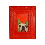 Painting dog red