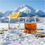 Cofanetto 2 bicchieri da shot con: Everest e Monte Bianco