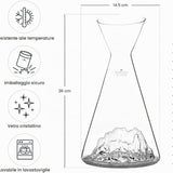 Caraffa per acqua con topografia della Marmolada - Alaskan Maker