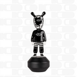 Porcelain sculpture "The Guest – Little" by Díaz-Faes black and white. Limited Series. LLADRÓ