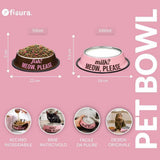 Set Ciotole Gatto Meow Please Fisura