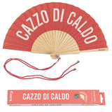 Ventaglio Rosso "Cazzo di Caldo" – Fisura