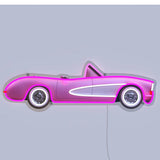 Pink Car LED Neon