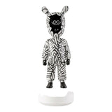 Porcelain sculpture "The Guest – Little" by Díaz-Faes in black and white. Limited Series. LLADRÓ