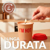 Candela Profumata "I'm Hot" in Bicchiere  – Fisura